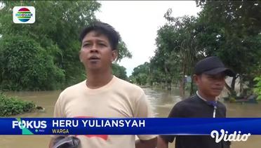 Banjir Terjang Permukiman di Ngawi