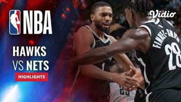 Atlanta Hawks vs Brooklyn Nets - Highlights | NBA Regular Season 2023/24