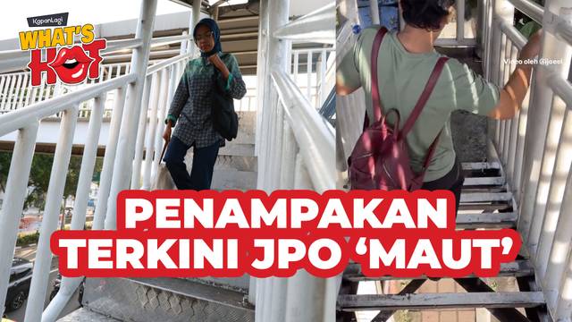 Penampakan Terkini JPO Viral Yang Platnya Dicuri