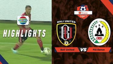 Half Time Highlights: Bali United vs PSS Sleman | Shopee Liga 1