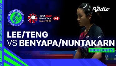 Women’s Doubles: Lee Chia Hsin/Teng Chun Hsun (TPE) vs Benyapa Aimsaard/Nuntakarn Aimsaard (THA) | YONEX All England  - Highlights | Yonex All England Open Badminton Championships