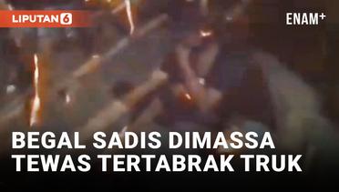 Anggota Komplotan Begal di Bogor Diamuk Warga – Tewas Tertabrak Truk