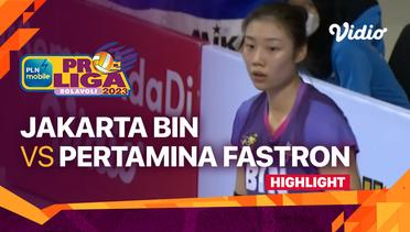 Highlights | Jakarta BIN vs Jakarta Pertamina Fastron | PLN Mobile Proliga Putri 2023