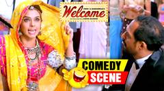 Mallika Sherawat Claims To Be The Wife Of Akshay | Comedy Scene | Welcome | Hindi Film | HD