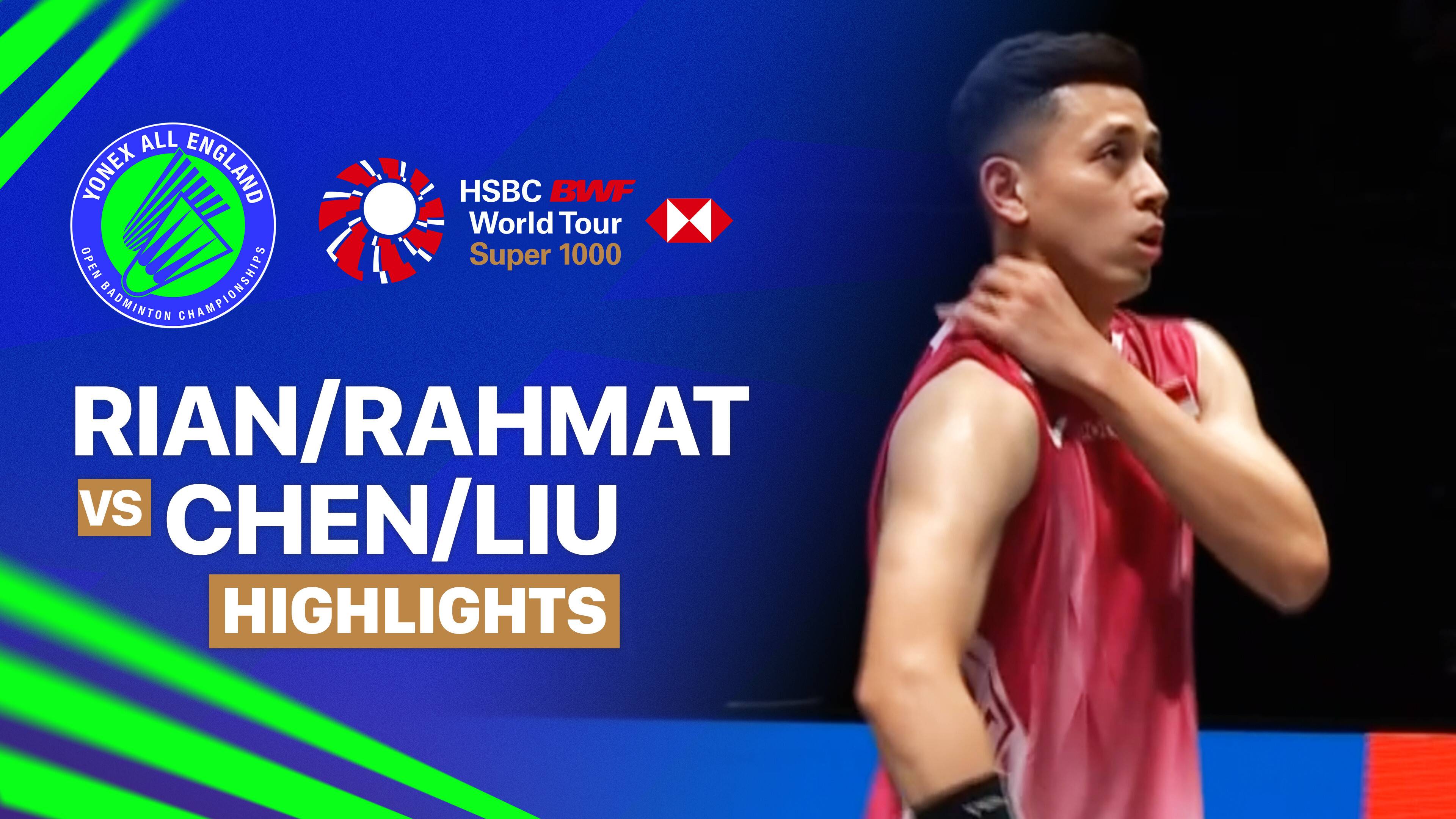 Muhammad Rian Ardianto/Rahmat Hidayat (INA) vs Chen Bo Yang/Liu Yi (CHN) - Men's Doubles Quarter Finals | YONEX All England Open Badminton Championships 2026