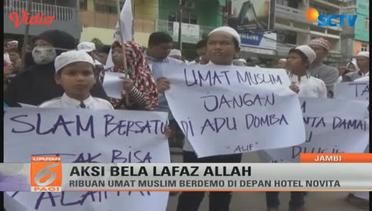 Ribuan Umat Muslim di Jambi Lakukan Aksi Bela Lafaz Allah - Liputan 6 Pagi