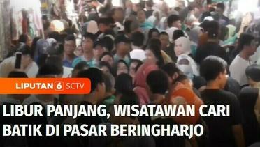 Libur Panjang, Wisatawan Cari Batik di Pasar Beringharjo | Liputan 6