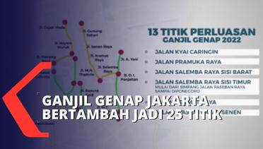 Catat, Ruas Ganjil Genap di DKI Jakarta Bertambah Jadi 25 Titik