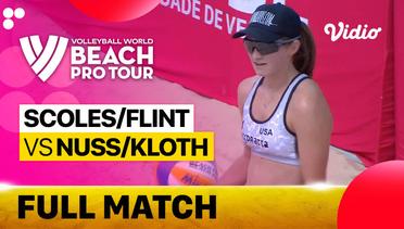 Full Match | Round 3 - Court 2: Scoles/Flint (USA) vs Nuss/Kloth (USA) | Beach Pro Tour Elite16 Uberlandia, Brazil 2023