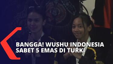 PB Wushu Indonesia Raih 5 Emas dan 3 Perak di World University Combat Games Turki