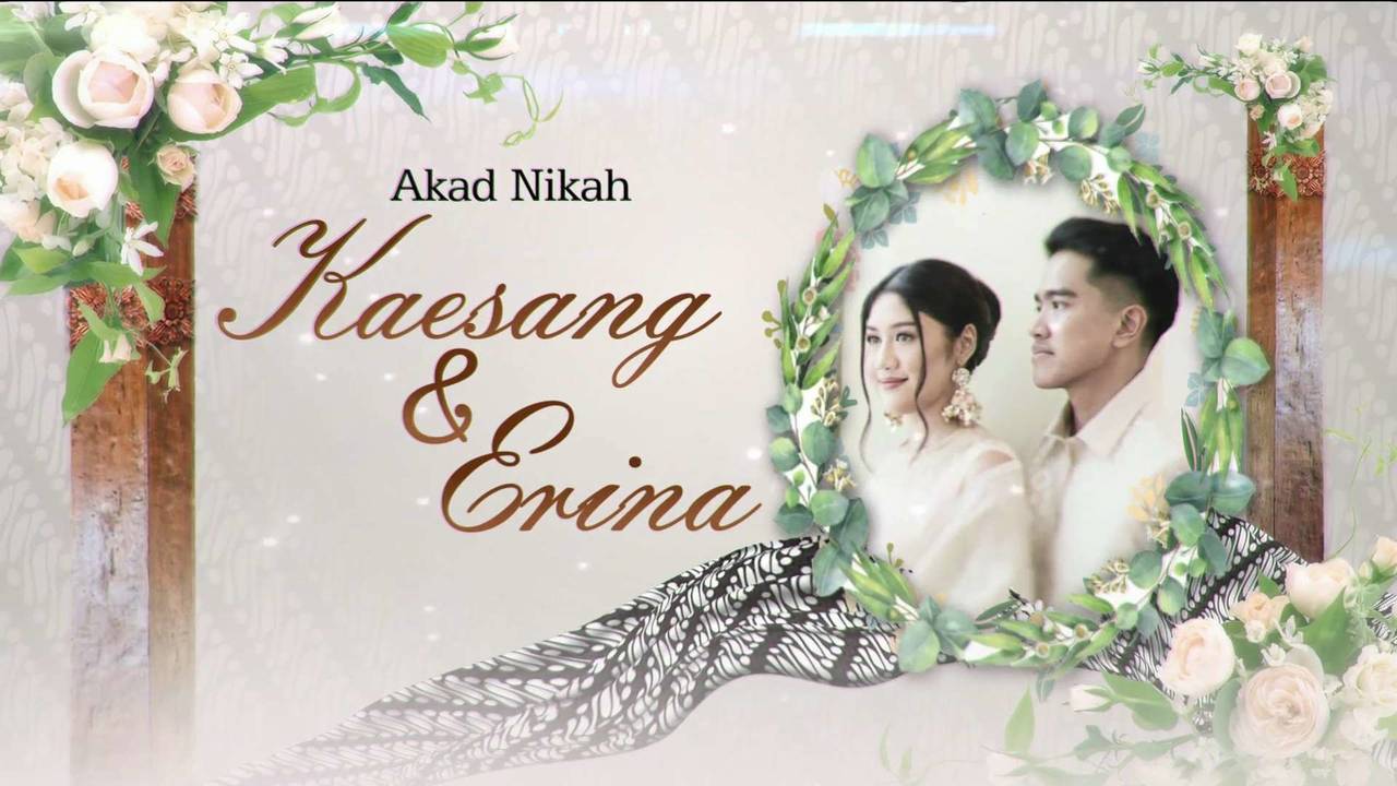 Akad Nikah Kaesang dan Erina | Vidio