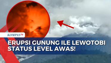 Status Level Awas, Warga Diimbau Tak Aktivitas di Radius 5 Km dari Gunung Ile Lewotobi