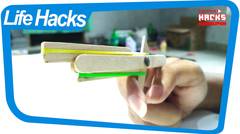 Life Hacks - Trik Kreatif Membuat Pistol Mainan Dari Stik Es Krim