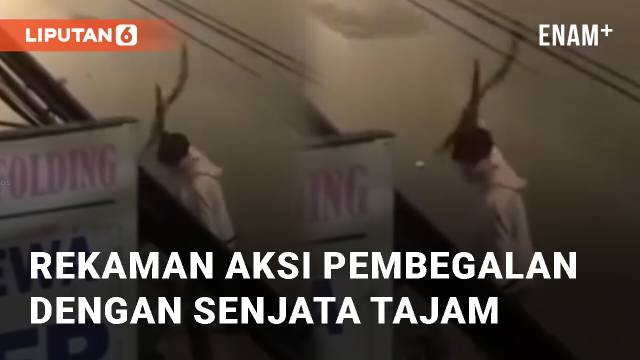 Viral Rekaman Aksi Pembegalan Dengan Senjata Tajam di Cengkareng