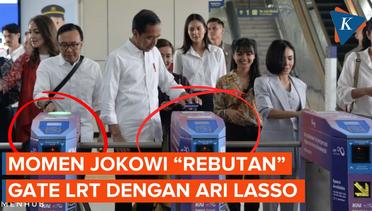 Momen Jokowi Salah Tap-in LRT, Ari Lasso Tak Bisa Masuk