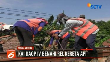 Daops IV Semarang Benahi Rel Kereta Api Bergelombang - Liputan6 Petang Terkini