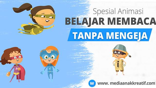 [Anak Pintar] Belajar Membaca Tanpa Mengeja Dengan Gambar