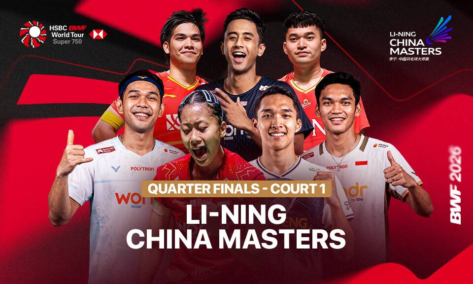 LI-NING China Masters 2026 - Quarter Final (Court 1)