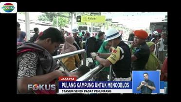 Jelang Pemilu, Pemudik yang Ingin Coblos di Kampung Halaman Padati Terminal Bus di Jakarta - Fokus