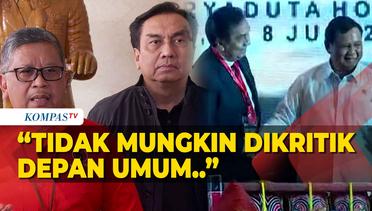PDIP Soal Aksi Effendi Simbolon Puji Prabowo: Tak Mungkin Kritik Depan Umum