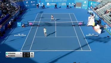 Match Highlight | Elena Rybakina 2 vs 0 Kristyna Pliskova | WTA Shenzhen International 2020