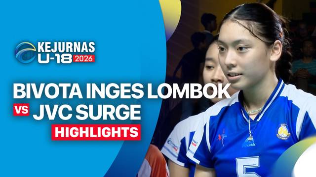 3rd Place Putri: Bivota Inges Lombok vs JVC Surge - Highlight | Kejurnas Bola Voli Antarklub U-18 2026