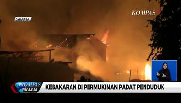 Api Bakar Puluhan Rumah di Jakarta Timur