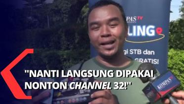 Kegembiraan Warga Semarang Dapat STB Gratis di  KompasTV Keliling