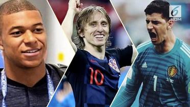 Fakta Para Pemain Terbaik Piala Dunia 2018