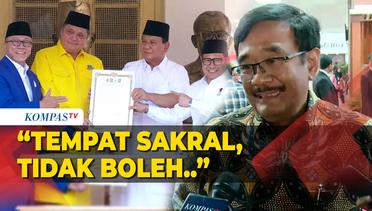 Djarot PDIP Komentari Deklarasi Prabowo di Museum: Tempat Sakral