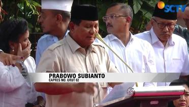 Prabowo: Menurut Exit Poll, Saya yang Menang - Hitung Cepat Pilpres 2019