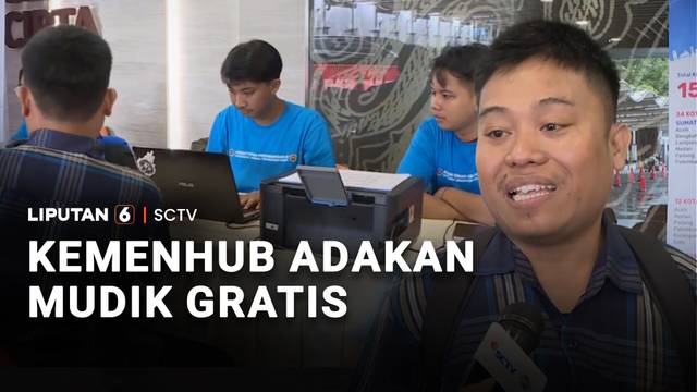Kemenhub Adakan Mudik Gratis | Liputan 6
