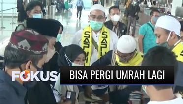 Calon Jemaah Umrah Indonesia Berangkat ke Tanah Suci untuk Pertama Kali saat Pandemi | Fokus