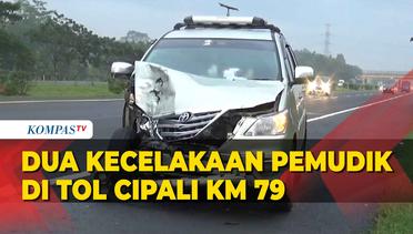 Dua Kecelakaan Pemudik Terjadi di Tol Cipali KM 79, Tiga Mobil Ringsek