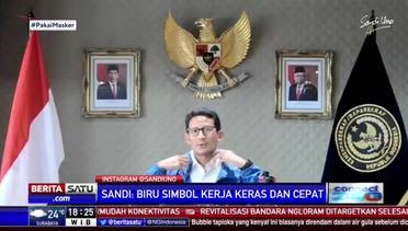 Sandiaga Uno Ungkap Makna Jaket Biru Saat Pelantikan Menteri oleh Jokowi