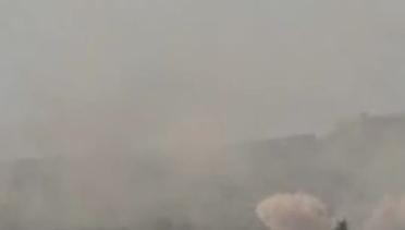 Langit Malam Lebanon Selatan Diwarnai Tembakan Israel