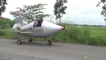 Wow, Lansia Ini Ciptakan Pesawat dari Barang Bekas