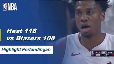 NBA I Cuplikan Pertandingan Heat 118 vs Blazers 108