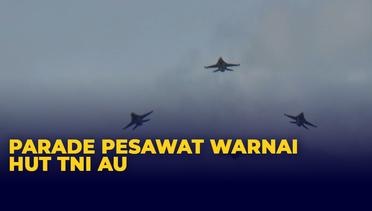 Keren! Begini Parade Pesawat Tempur Warnai HUT TNI AU di Yogyakarta