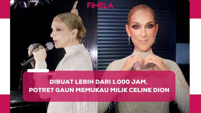 Potret Detail Memukau Gaun Celine Dion di Pembukaan Olimpiade 2024, Dibuat Lebih dari 1.000 Jam