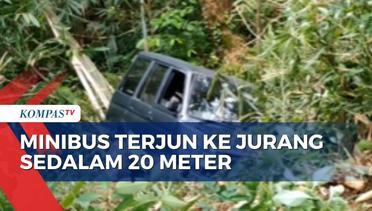 Diduga Tak Kuat Menanjak, Minibus Terjun ke Jurang Sedalam 20 Meter di Kulon Progo!