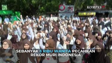Rekor Muri! Ribuan Wanita Minum Kopi Lampung Serentak