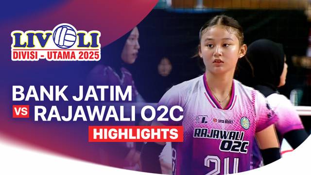 Bank Jatim vs Rajawali O2C - Perebutan Tempat Ketiga Putri - Highlight | Livoli Divisi Utama 2025