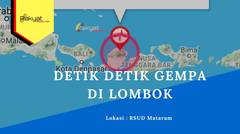 Detik Detik Terjadinya Gempa 7.0 SR Lombok