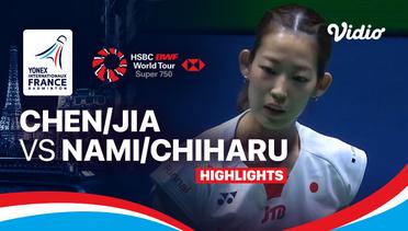 Women's Doubles: Chen Qing Chen/Jia Yi Fan (CHN) vs Nami Matsuyama/Chiharu Shida (JPN) - Highlights | BWF Yonex French Open 2024