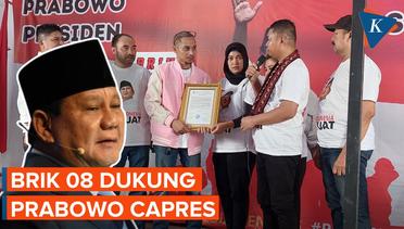 Deklarasi Dukung Prabowo Capres, BRIK 08: Kami Yakin dengan Kepemimpinan Beliau