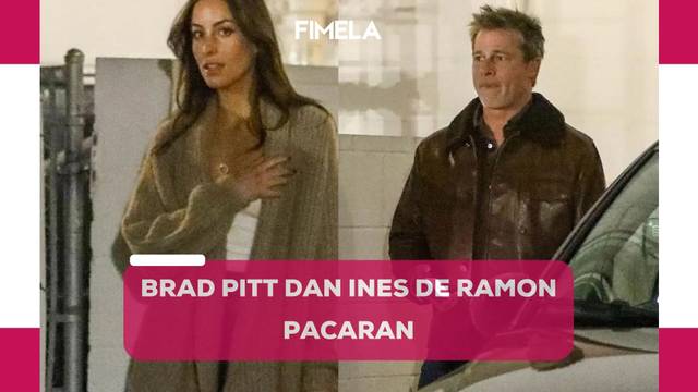 Brad Pitt dan Ines De Ramon Terang-Terangan Pacaran, Sering Kencan Romantis