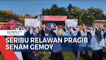 Relawan Prabowo-Gibran di Kabupaten Pekalongan Senam Gemoy dan Jalan Sehat