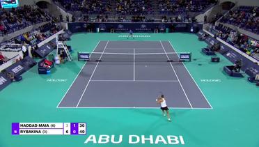Beatriz Haddad Maia vs Elena Rybakina - Highlights | WTA Mubadala Abu Dhabi Open 2023