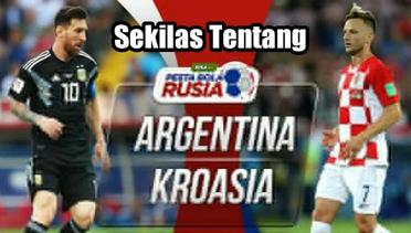 Sekilas Tentang Laga Argentina Vs Kroasia,Piala Dunia Rusia 2018
